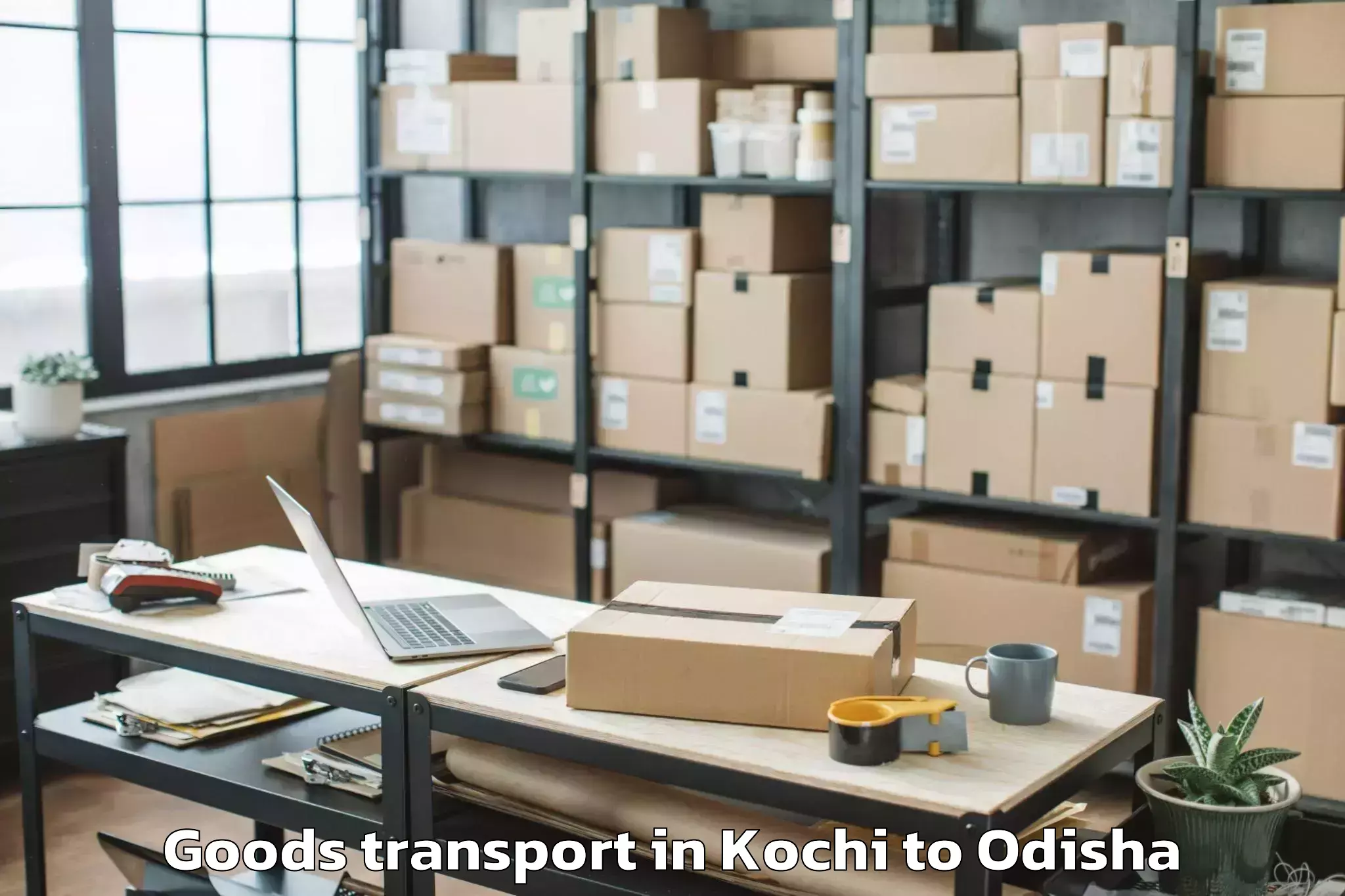 Leading Kochi to Golamunda Goods Transport Provider